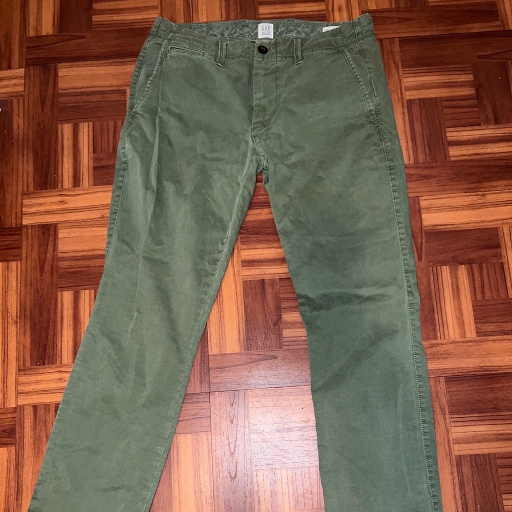 Gap Mens Gap For Good size 30x32 Skinny Olive Pants